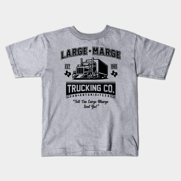 Large Marge Trucking Company Kids T-Shirt by TwistedCharm